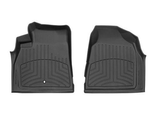 Floor Liner - HP - Front - Plastic - Black / Textured - GM Midsize SUV 2008-17 - Pair