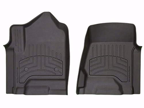 Floor Liner - HP - Front - Plastic - Black / Textured - Mopar Minivan - 2011-20 - Pair
