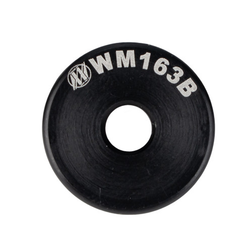 Flat Washer - 0.25 in ID - 1 in OD - 0.25 in Thick - Aluminum - Black Anodized - Each Flat Washer - 0.25 in ID - 1 in OD - 0.25 in Thick - Aluminum - Black Anodized - Each