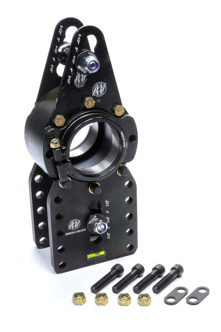 Birdcage - Heavy - Drivers Side - Rear - 3.000 in ID Bearing - Double Bearing - Adjustable - Double Sheer - Hardware / Clamp Rings - Steel - Black Powder Coat - Universal - Each