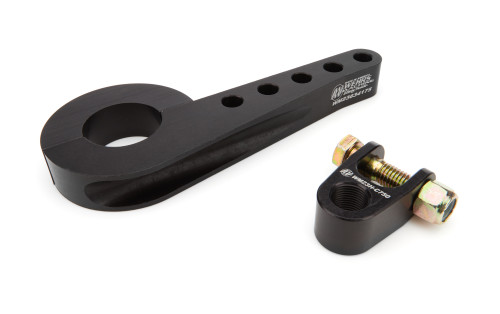 Steering Column Bracket - 1-3/4 in Diameter Tube - Clamp-On - 6-3/4 in Long - Aluminum - Black Anodized - Each