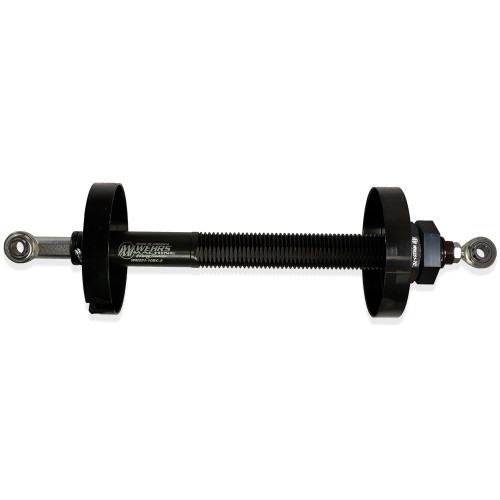 Coil Spring Slider - 5 in Dual Bearing - 19.000 in Compressed - 28.750 in Extended - Hardware Included - Aluminum - Black Anodized - Each