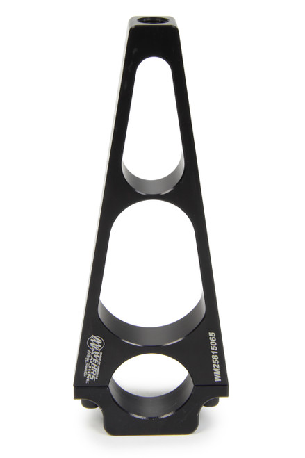 Hood Pin Bracket - Clamp-On - 1.5 in Tube - 0.5 in OD - 6.5 in Tall - Aluminum - Black Anodized - Each Hood Pin Bracket - Clamp-On - 1.5 in Tube - 0.5 in OD - 6.5 in Tall - Aluminum - Black Anodized - Each