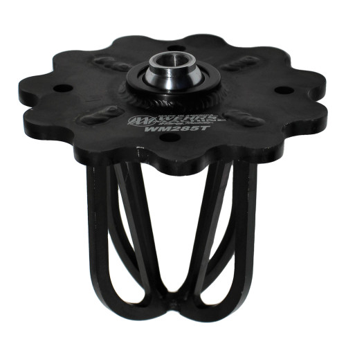 Spring Cup - Upper - Bolt-On - Swivel - 4 in Tall - Steel - Black Paint - 5 in Springs - Each