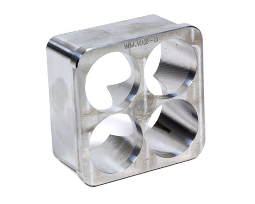 Restrictor Plate Insert - 2 in Thick - Open - Aluminum - Natural - Wehrs Machine Spacer System - Each