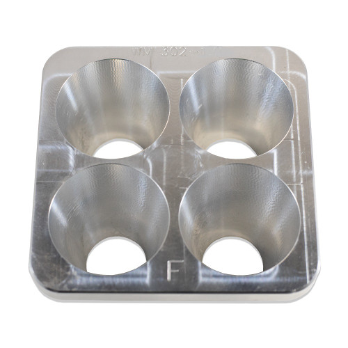 Restrictor Plate Insert - 2 in Thick - 1.200 in Diameter - Bore - Aluminum - Natural - Wehrs Machine Spacer System - Each Restrictor Plate Insert - 2 in Thick - 1.200 in Diameter - Bore - Aluminum - Natural - Wehrs Machine Spacer System - Each