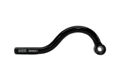 Panhard Bar - J-Style - Body Only - 15.5 in Long - 4 in Drop - Steel - Black Powder Coat - Universal - Each