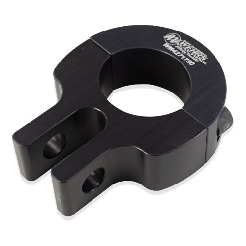 Suspension Limiter Bracket - 1/2 in Slot - Aluminum - Black Anodized - 1-3/4 in Tube - Each
