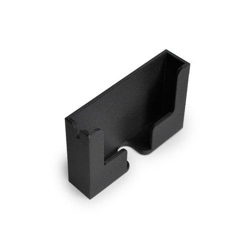 Cell Phone Holder - Wall Mount - Black - Plastic - Each
