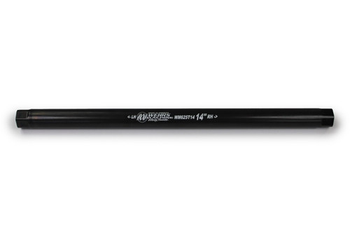 Suspension Tube - 0.875 in OD - 14 in Long - 5/8-18 in Female Thread - Steel - Black Oxide - Each