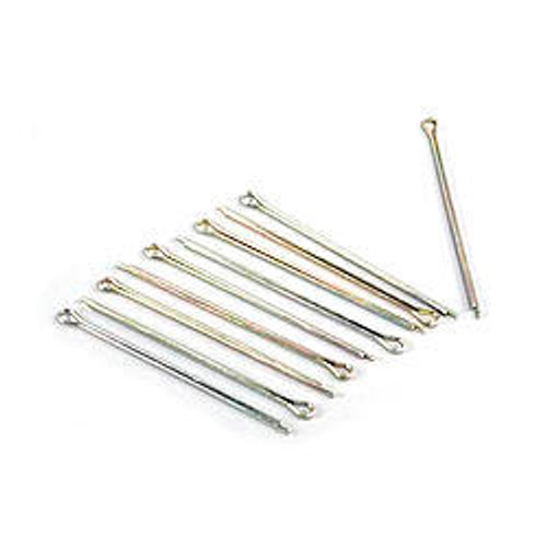 Cotter Pins - 0.125 x 2.5 in - Steel - Zinc Plated - Dynalite / Dynalite Single Caliper - Set of 10