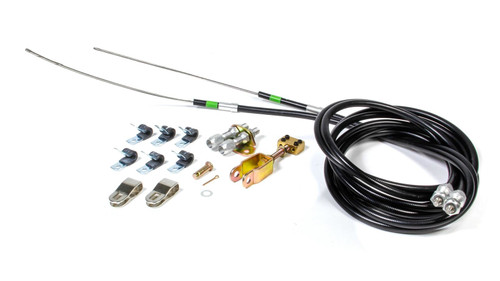 Parking Brake Cable Kit - 96 in Length - Plastic Housing - Floor Mount - Kit