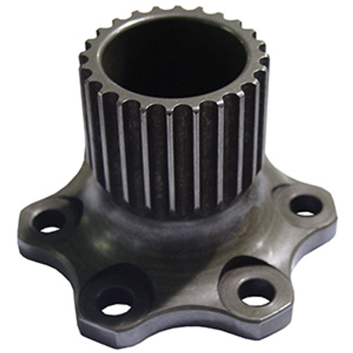 Crankshaft Coupler - Standard - 18 Spline - HTD Pulley - Aluminum - Gray Anodized - Chevy V8 - Each Crankshaft Coupler - Standard - 18 Spline - HTD Pulley - Aluminum - Gray Anodized - Chevy V8 - Each