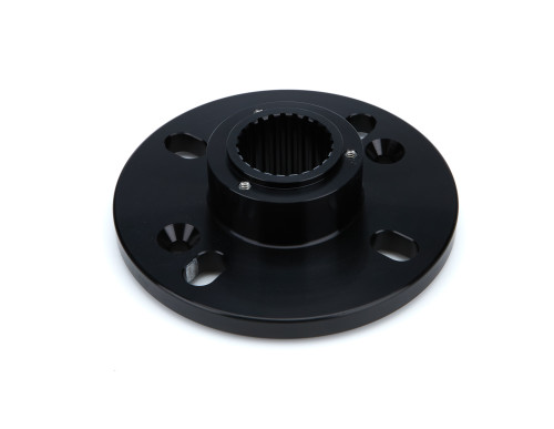Drive Flange - 4-Bolt Flange - 24 Spline - Aluminum - Black Anodized - Each Drive Flange - 4-Bolt Flange - 24 Spline - Aluminum - Black Anodized - Each
