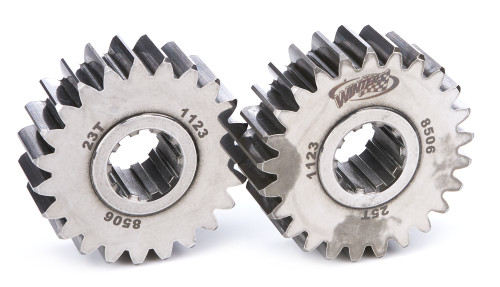 Quick Change Gear Set - 8500 Series - Set 6 - 10 Spline - 4.12 Ratios 4.48 / 3.79 - 4.86 Ratios 5.28 / 4.47 - Steel - Polished - Each Quick Change Gear Set - 8500 Series - Set 6 - 10 Spline - 4.12 Ratios 4.48 / 3.79 - 4.86 Ratios 5.28 / 4.47 - Steel - Polished - Each