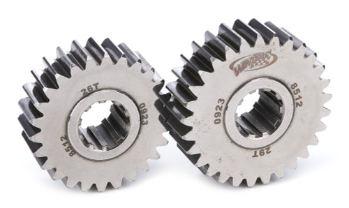 Quick Change Gear Set - 8500 Series - Set 12 - 10 Spline - 4.12 Ratios 4.60 / 3.69 - 4.86 Ratios 5.42 / 4.36 - Steel - Polished - Each Quick Change Gear Set - 8500 Series - Set 12 - 10 Spline - 4.12 Ratios 4.60 / 3.69 - 4.86 Ratios 5.42 / 4.36 - Steel - Polished - Each