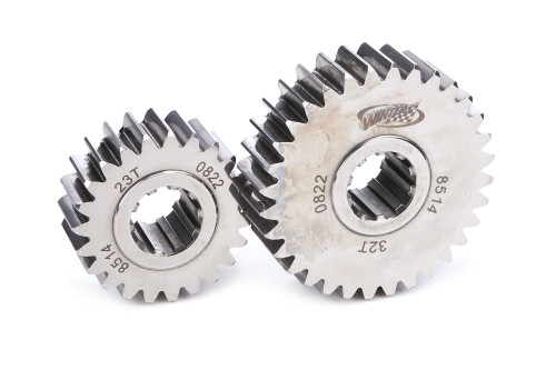 Quick Change Gear Set - 8500 Series - Set 14 - 10 Spline - 4.12 Ratios 5.73 / 2.96 - 4.86 Ratios 6.76 / 3.49 - Steel - Polished - Each