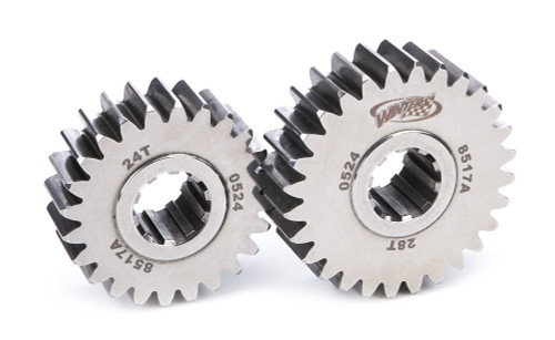 Quick Change Gear Set - 8500 Series - Set 17A - 10 Spline - 4.12 Ratios 4.81 / 3.53 - 4.86 Ratios 5.67 / 4.17 - Steel - Polished - Each Quick Change Gear Set - 8500 Series - Set 17A - 10 Spline - 4.12 Ratios 4.81 / 3.53 - 4.86 Ratios 5.67 / 4.17 - Steel - Polished - Each