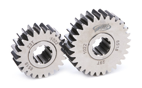 Quick Change Gear Set - 8500 Series - Set 18 - 10 Spline - 4.12 Ratios 5.20 / 3.27 - 4.86 Ratios 6.12 / 3.85 - Steel - Polished - Each Quick Change Gear Set - 8500 Series - Set 18 - 10 Spline - 4.12 Ratios 5.20 / 3.27 - 4.86 Ratios 6.12 / 3.85 - Steel - Polished - Each