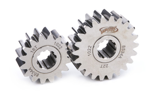 Quick Change Gear Set - 8500 Series - Set 34A - 10 Spline - 4.12 Ratios 5.67 / 3.00 - 4.86 Ratios 6.68 / 3.54 - Steel - Polished - Each