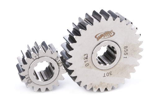 Quick Change Gear Set - 8500 Series - Set 51 - 10 Spline - 4.12 Ratios 7.27 / 2.34 - 4.86 Ratios 8.57 / 2.75 - Steel - Polished - Each Quick Change Gear Set - 8500 Series - Set 51 - 10 Spline - 4.12 Ratios 7.27 / 2.34 - 4.86 Ratios 8.57 / 2.75 - Steel - Polished - Each