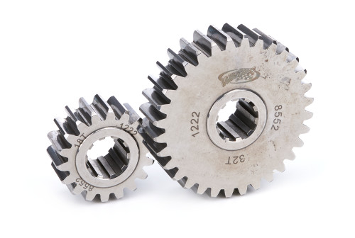 Quick Change Gear Set - 8500 Series - Set 52 - 10 Spline - 4.12 Ratios 7.32 / 2.32 - 4.86 Ratios 8.64 / 2.73 - Steel - Polished - Each Quick Change Gear Set - 8500 Series - Set 52 - 10 Spline - 4.12 Ratios 7.32 / 2.32 - 4.86 Ratios 8.64 / 2.73 - Steel - Polished - Each