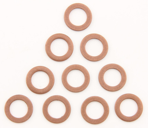 Crush Washer - 3 AN - 3/8 in ID - Copper - Natural - Set of 10