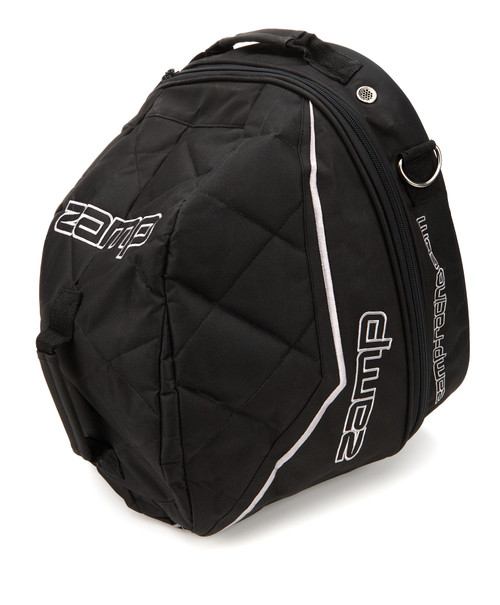 Helmet Bag - Zipper Closure - Fan Included - Fleece Lined - Nylon - Black - Each