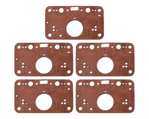 Carburetor Gaskets - Reusable - 0.063 in Thick - Composite - Metering Blocks - Holley 4500 - Set of 5