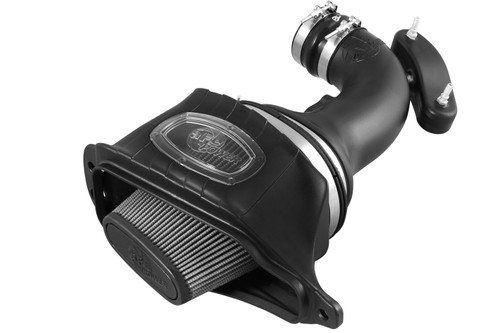 Air Induction System - Momentum - Reusable Dry Filter - Plastic - Black - Chevy Corvette 2014-19 - Kit