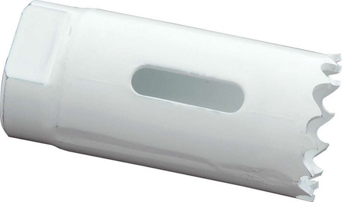 Hole Saw - 1 in OD - 1/2-20 in Thread - Steel - White Paint - Allstar Tubing Notchers - Each