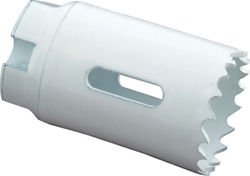Hole Saw - 1-1/4 in OD - 5/8-18 in Thread - Steel - White Paint - Allstar Tubing Notchers - Each
