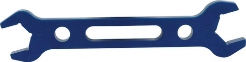 AN Wrench - Double-End - 8 AN to 10 AN - Aluminum - Blue Anodized - Each