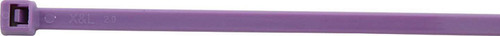 Cable Ties - Zip Ties - 7.25 in Long - Nylon - Purple - Set of 100