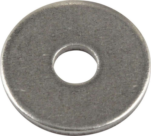 Flat Washer - Fender - 0.25 in ID - 1 in OD - 0.06 in Thick - Steel - Zinc Oxide - Set of 100