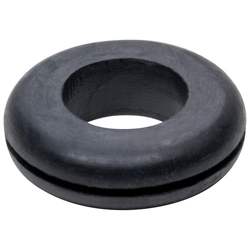 Firewall Grommet - 0.688 in ID - 1 in OD - 0.36 in Thick - Rubber - Black - Set of 10