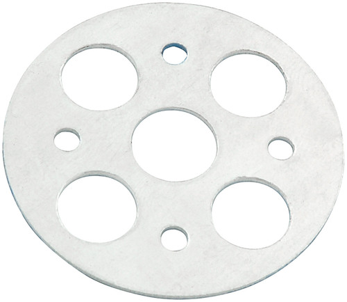 Scuff Plate - Lightweight - 1.625 in OD - 0375 in ID - Aluminum - Clear Anodized - Set of 25