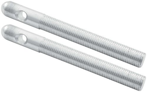 Hood Pin - 0.375 in OD x 3.5 in Long - Aluminum - Clear Anodized - Pair Hood Pin - 0.375 in OD x 3.5 in Long - Aluminum - Clear Anodized - Pair