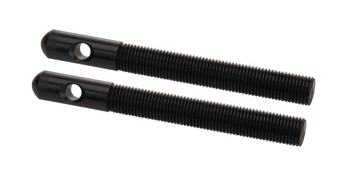 Hood Pin - 0.375 in OD x 3.5 in Long - Aluminum - Black Anodized - Pair Hood Pin - 0.375 in OD x 3.5 in Long - Aluminum - Black Anodized - Pair