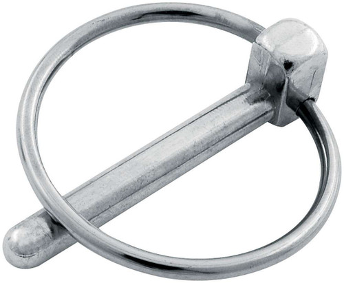 Torsion Clip - 0.25 in OD - Steel - Zinc Plated - Hood Pins - Set of 50