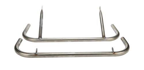Bumper - Dirt Late Model - Rear - 1.5 in OD - 0.095 in Wall - Steel - Natural - Rocket 2022 Chassis - Each