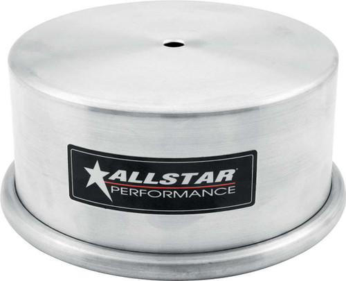 Carburetor Cover - 2.5 in Tall - Aluminum - Natural - 5-1/8 in Flange - Each Carburetor Cover - 2.5 in Tall - Aluminum - Natural - 5-1/8 in Flange - Each