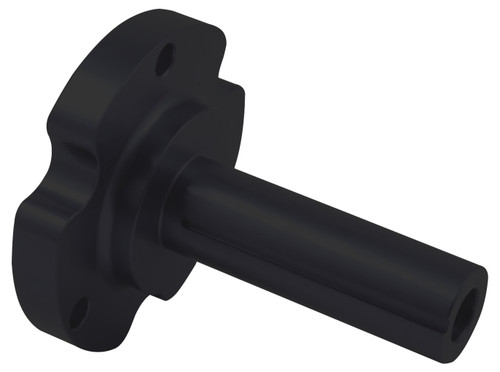 Crankshaft Mandrel - 3 in Mandrel Length - Aluminum - Black Anodized - Allstar Mandrel Kits - Each