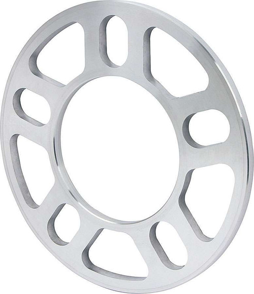 Wheel Spacer - 5 x 4.50 / 4.75 / 5.00 in Bolt Pattern - 0.25 in Thick - Aluminum - Clear Anodized - Each