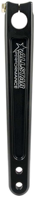 Pitman Arm - 9.75 to 10.75 in Long - 15 Degree Angle Broach - Aluminum - Black Anodized - Sprint Car - Each