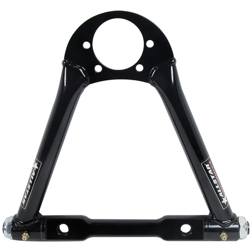 Control Arm - Tubular - Upper - 10.5 in Long - Bolt-In Ball Joint - Aluminum / Steel - Black Powder Coat - Universal - Each