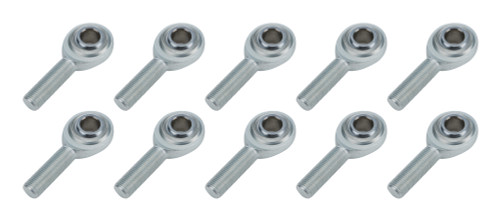 Rod End - Standard Series - Spherical - 1/2 in Bore - 1/2-20 in Left Hand Male Thread - Steel - Zinc Oxide - Set of 10 Rod End - Standard Series - Spherical - 1/2 in Bore - 1/2-20 in Left Hand Male Thread - Steel - Zinc Oxide - Set of 10