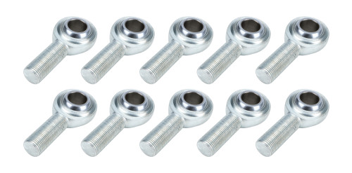 Rod End - Standard Series - Spherical - 5/8 in Bore - 5/8-18 in Left Hand Male Thread - Steel - Zinc Oxide - Set of 10 Rod End - Standard Series - Spherical - 5/8 in Bore - 5/8-18 in Left Hand Male Thread - Steel - Zinc Oxide - Set of 10