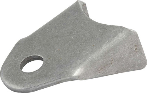 Chassis Tab - Body Brace - Radius - Gusseted - 3/8 in Mounting Hole - 0.125 in Thick - Steel - Natural - Set of 25
