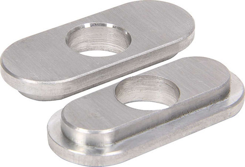 Control Arm Caster Slug - 1/2 in ID Hole - Centered - Aluminum - Natural - Slotted Upper Control Arm Brackets - Pair